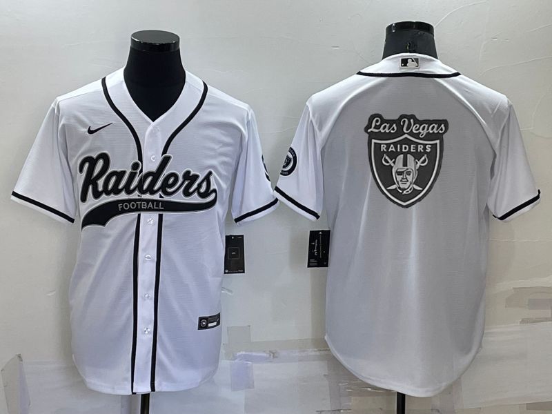 Men Oakland Raiders Blank White 2022 Nike Co branded NFL Jersey1->oakland raiders->NFL Jersey